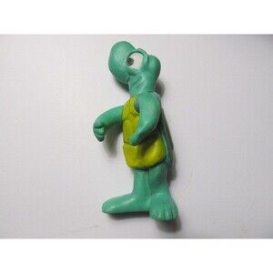 Vintage 1969 Churchy La Femme Turtle Comic Strip Toy Walt Kelly Green Gold 4.75"